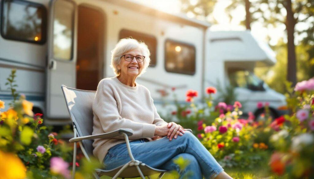 Ich bin 81 und wohne im Garten meiner Tochter – das Wohnmobil ist perfekt für mich